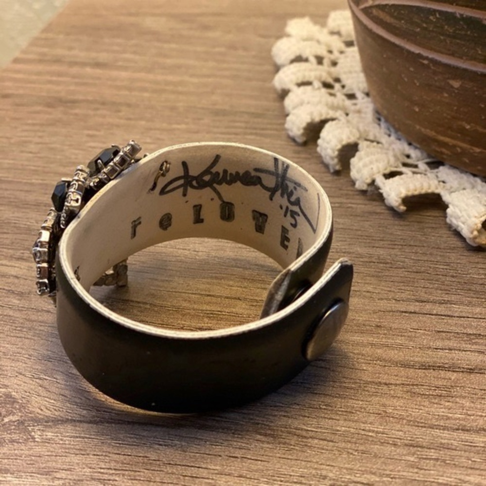Leather Handmade Cuff - Picture 2 of 3